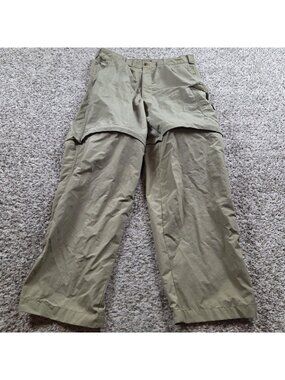 Guide Gear Convertible Cargo Pants Medium Short Tan Hiking Outdoor Lightweight